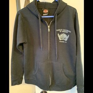 Harley Davidson rhinestone sweatshirt